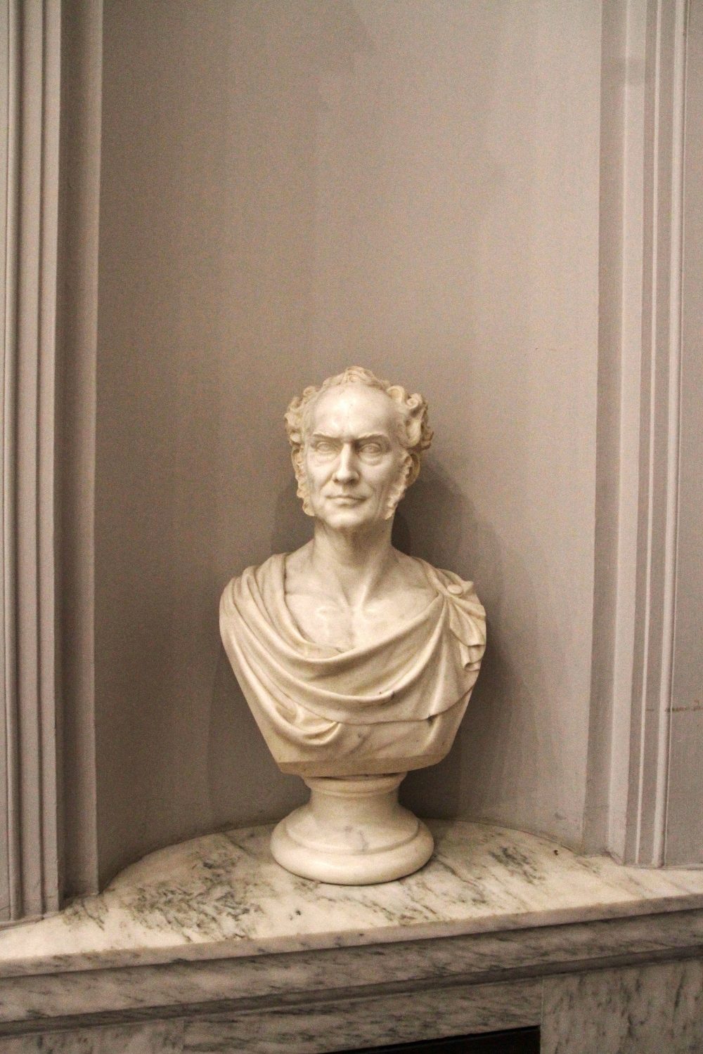 Samuel David Gross' bust, College of Physicians of Philadelphia - 02.jpg